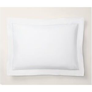 Ralph Lauren Palmer Organic Cotton‎ Palmer Standard Sham (1) Tuxedo White